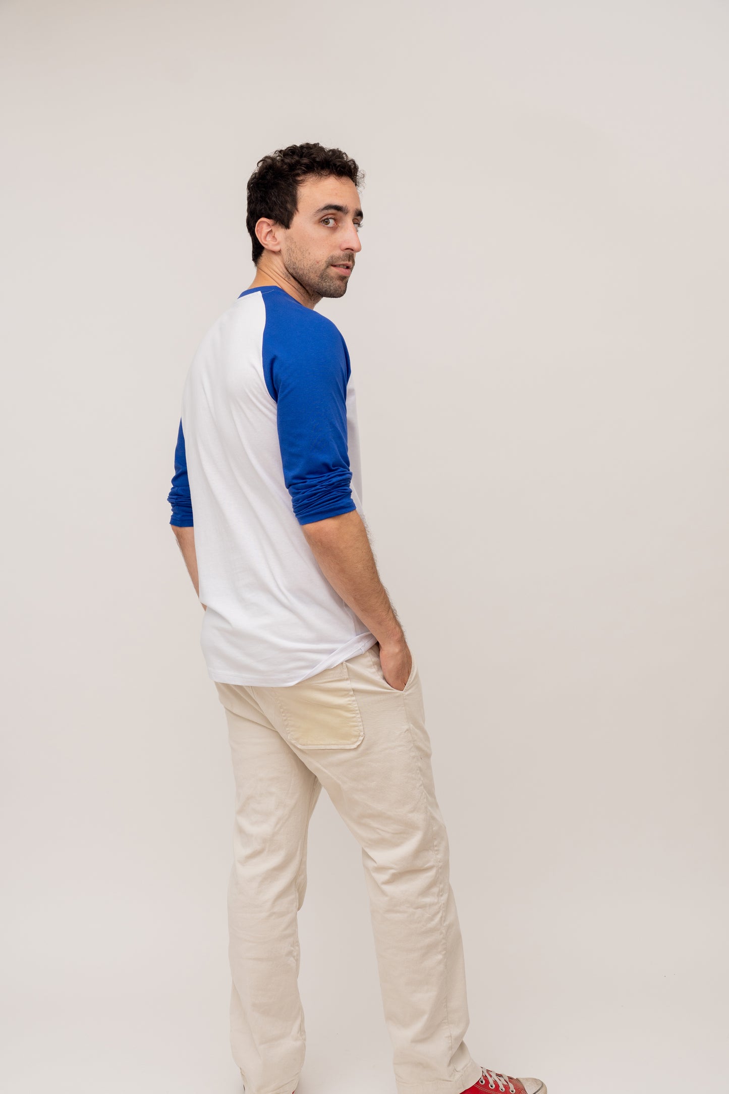 Long Sleeve Raglan Baseball Tee - All Color