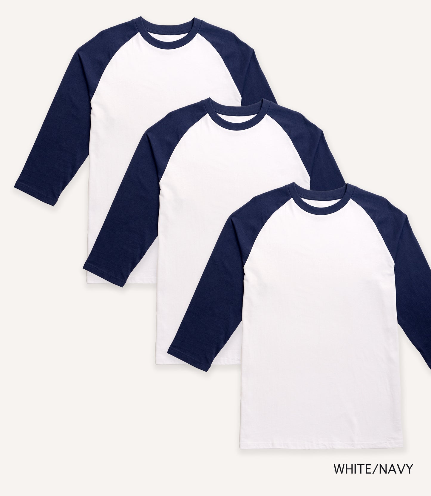 Classic 3/4 Raglan Baseball Tee - Value Deal