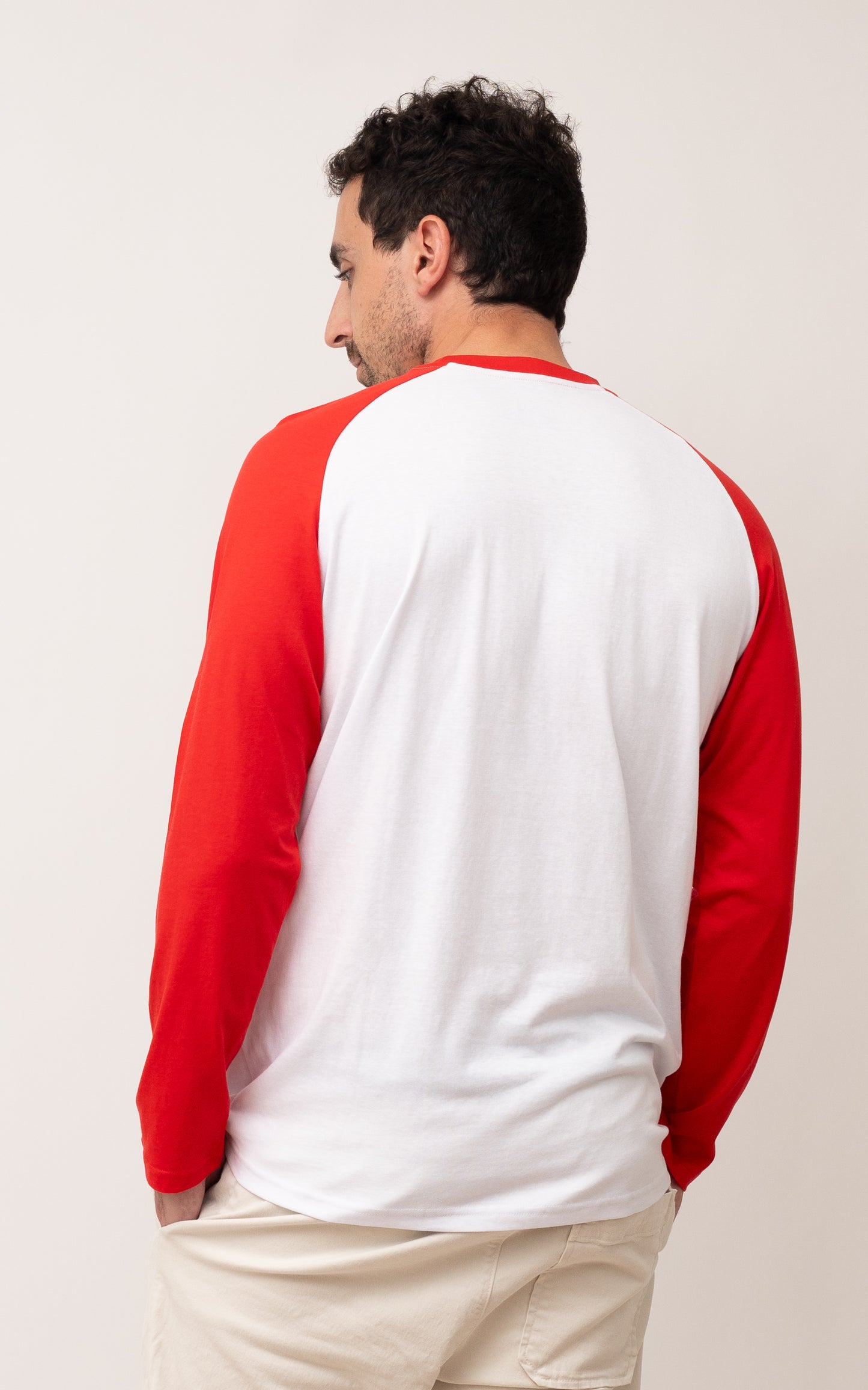 Long Sleeve Raglan Baseball Tee - All Color