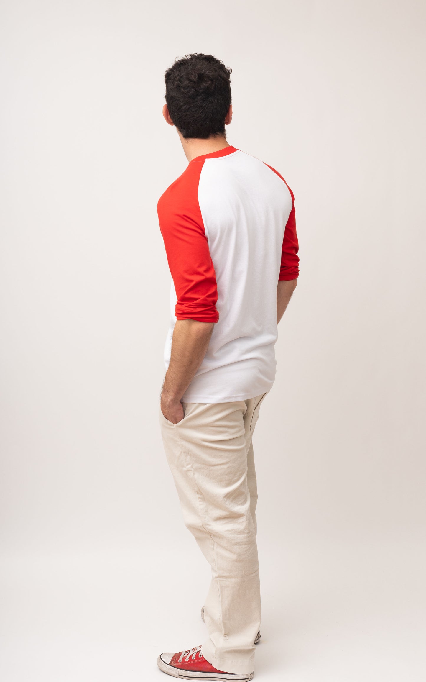 Long Sleeve Raglan Baseball Tee - All Color