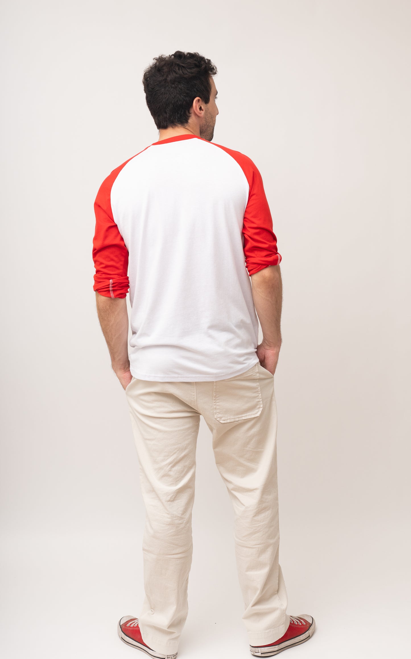 Long Sleeve Raglan Baseball Tee - All Color