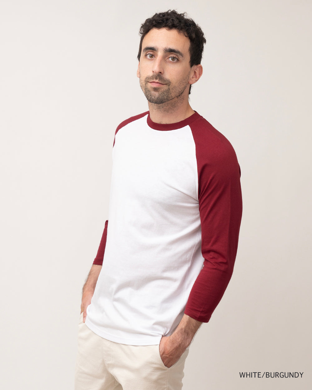 Classic Raglan Baseball Tee - Navy